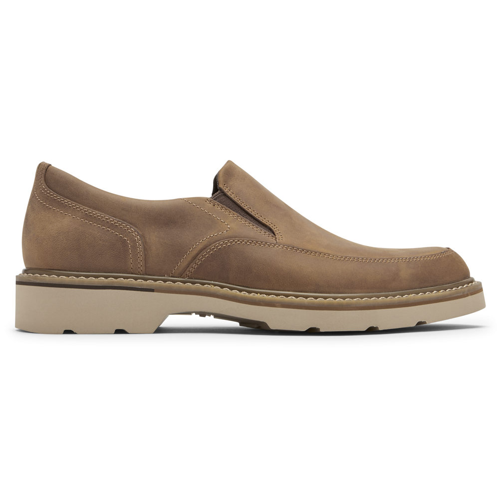 Slip-Ons Rockport Hombre Mexico - Charlee Waterproof Kaki - KICOW4890